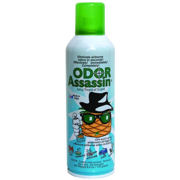Odor Assassin Convenient Sprays Juicy Tropical Scent Odor Control Spray 6 oz Liquid 124951